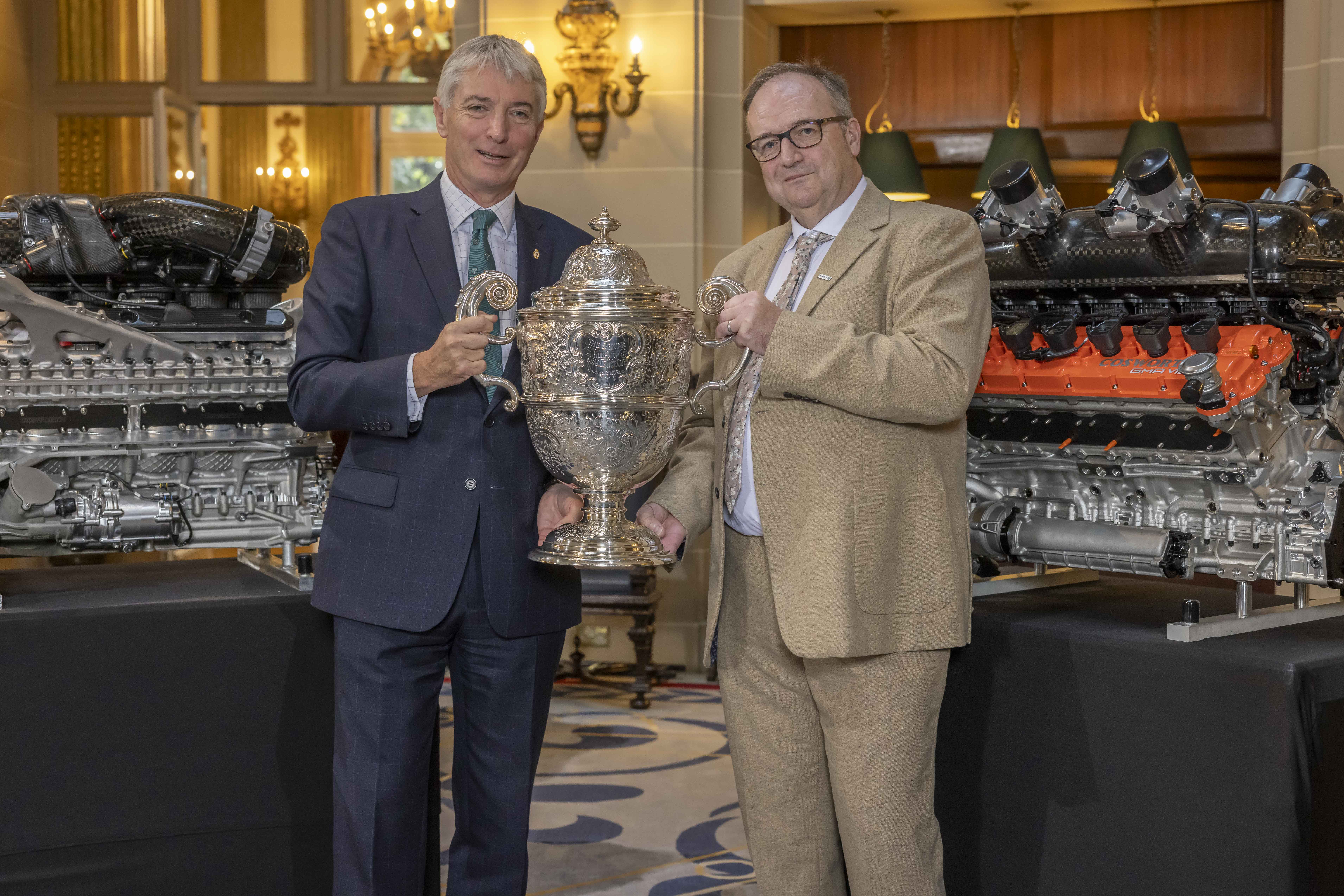 Cosworth wins highly-coveted RAC Dewar Trophy for trailblazing innovation in high-performance automotive engineering