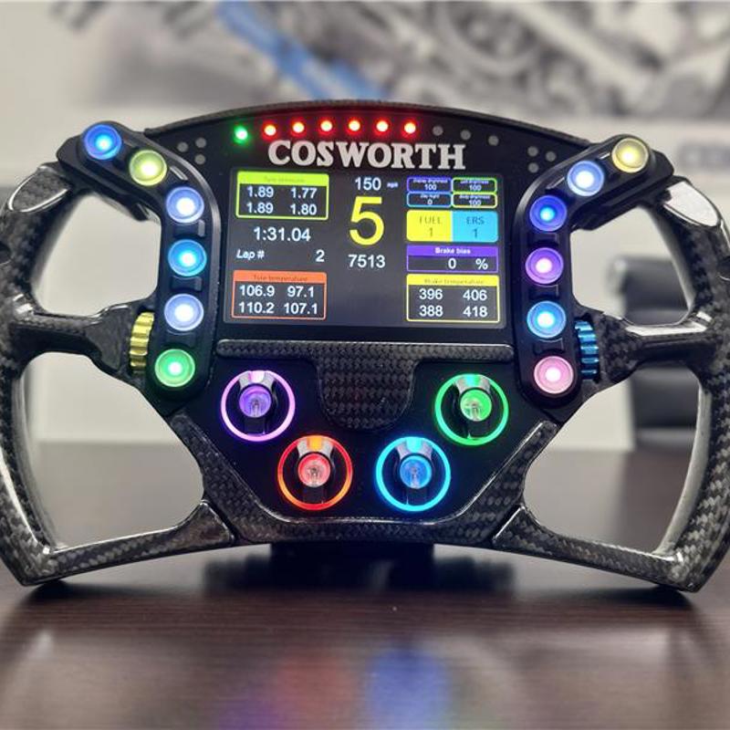 Cosworth unveils new high-tech steering wheel for IndyCar 2025